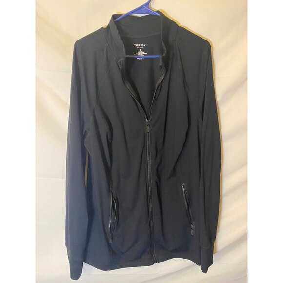 Torrid Black Zip-Up Jacket - Picture 1 of 2